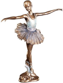 BALLETDANSER FIGUR. Enestående ballerina figur til en gave