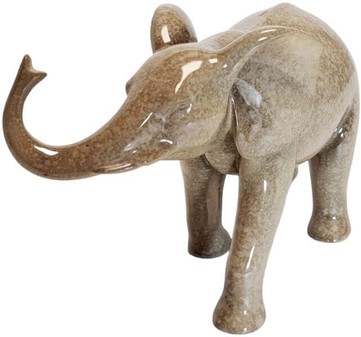 Elegant Granit Elefant Figur. Et symbol på styrke og lykke som gave