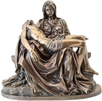 Den ikoniske "Pieta" figur. En hyldest til skønhed og tragedie